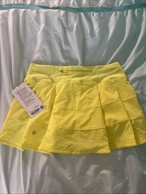 lululemon athletica Neon Yellow Circle Skirt